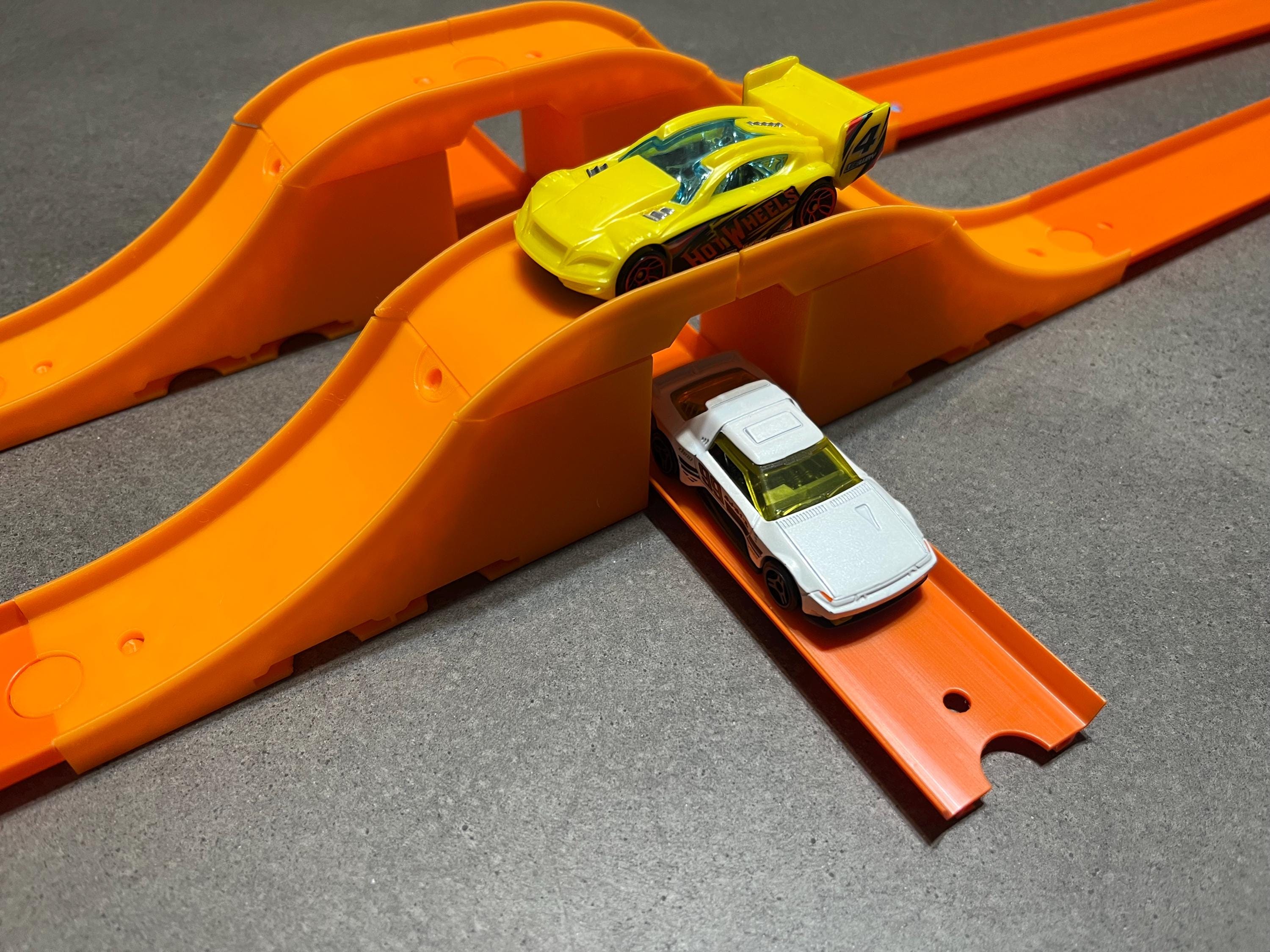 Modular Bridge Track Extension – Expandable Jump & Stunt Piece Compatible with Hot Wheels®, Matchbox®, & Monster Trucks