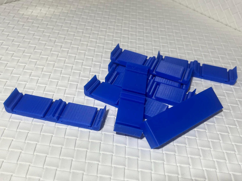 Double Track Lane Connectors – 1:64 Scale Side-by-Side Track Joiners Compatible with Hot Wheels® & Matchbox®