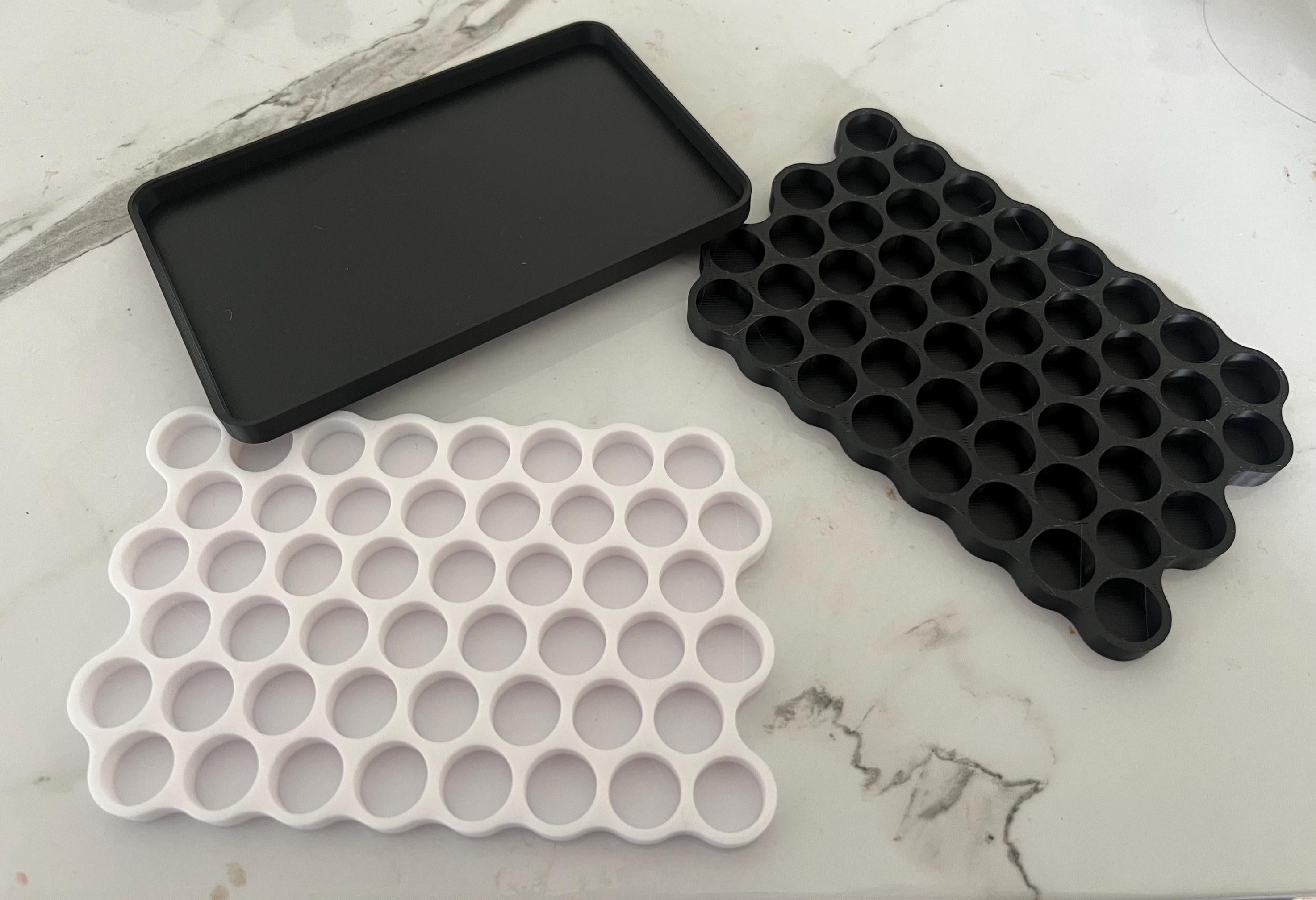 Ohuhu 48 Marker Case Insert – 3D Printed Organizer for Alcohol Markers – Keeps Markers Neat & Secure