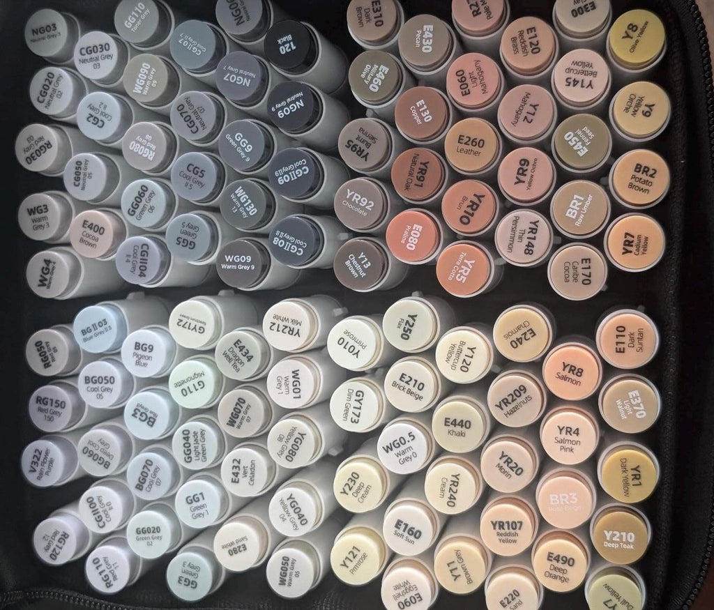 Ohuhu 104 Marker Case Insert – 3D Printed Organizer for Alcohol Markers – Keeps Markers Neat & Secure