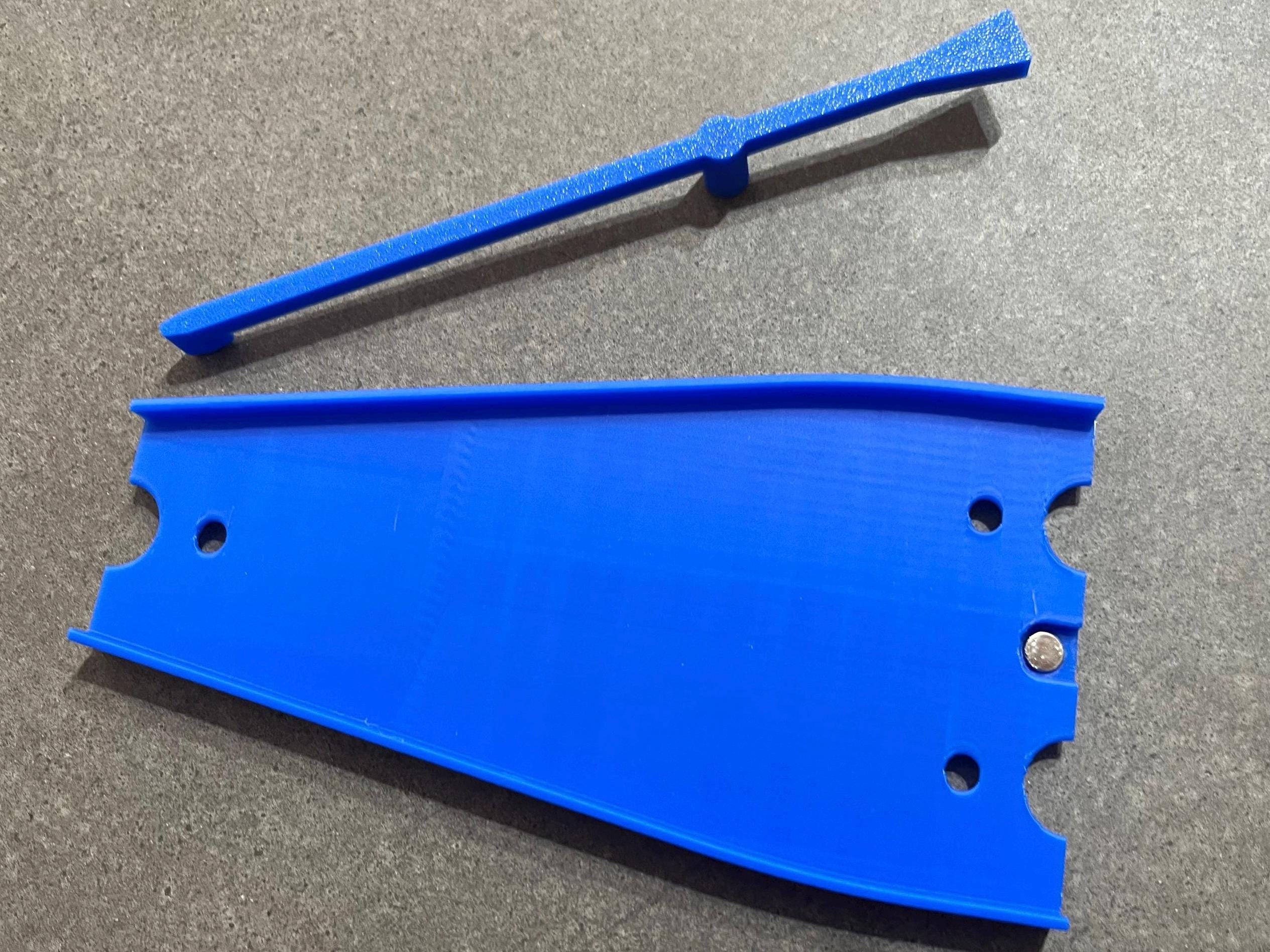 2-in-1 Y-Splitter Jump & Landing Ramp – Modular 1:64 Scale Track Piece Compatible with Hot Wheels® & Matchbox®