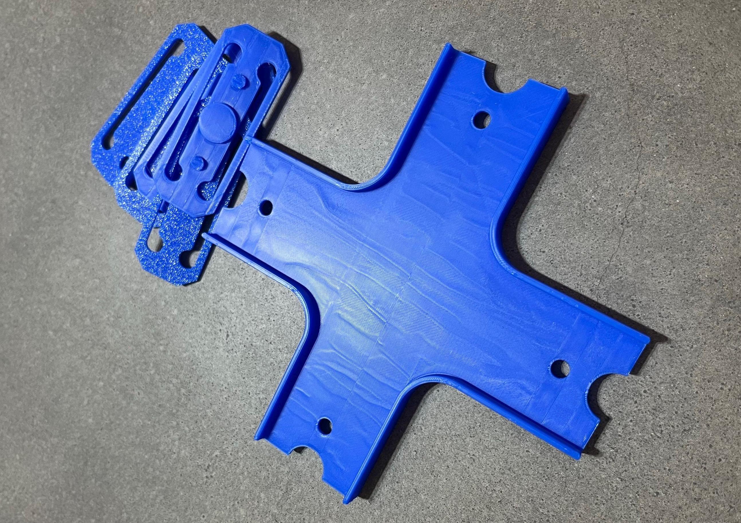 X-Crossing Track Piece – 3D Printed Intersection for Crash Races & Stunts (Hot Wheels® & Matchbox® Compatible)